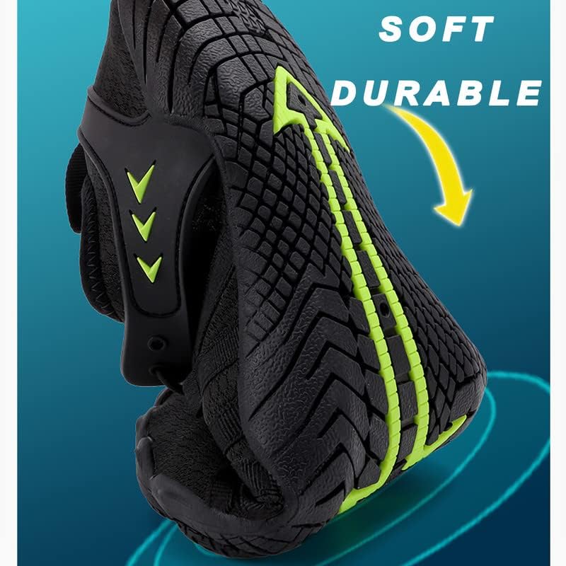 Skiennix Water Shoes - Quick Dry Barefoot Aqua Shoes for Men & Women | Ideal for Beach, Pool & River Activities