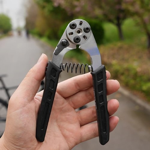 accufine 2 in 1 Bicycle Brake Cable Cutter and Crimper with Bicycle Brake Cable Crimp Ends Specialized Bike Brake Cable Tool