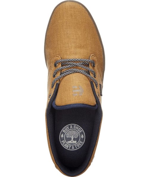 Etnies Jameson 2 Eco Skate Shoe, Brown/Navy/Gum - Sustainable, Comfortable, and Durable Footwear