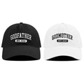 Muvtioc Godparents Proposal Gift Godfather and Godmother 2026 Hats Godparents Gift for Christmas Birthday