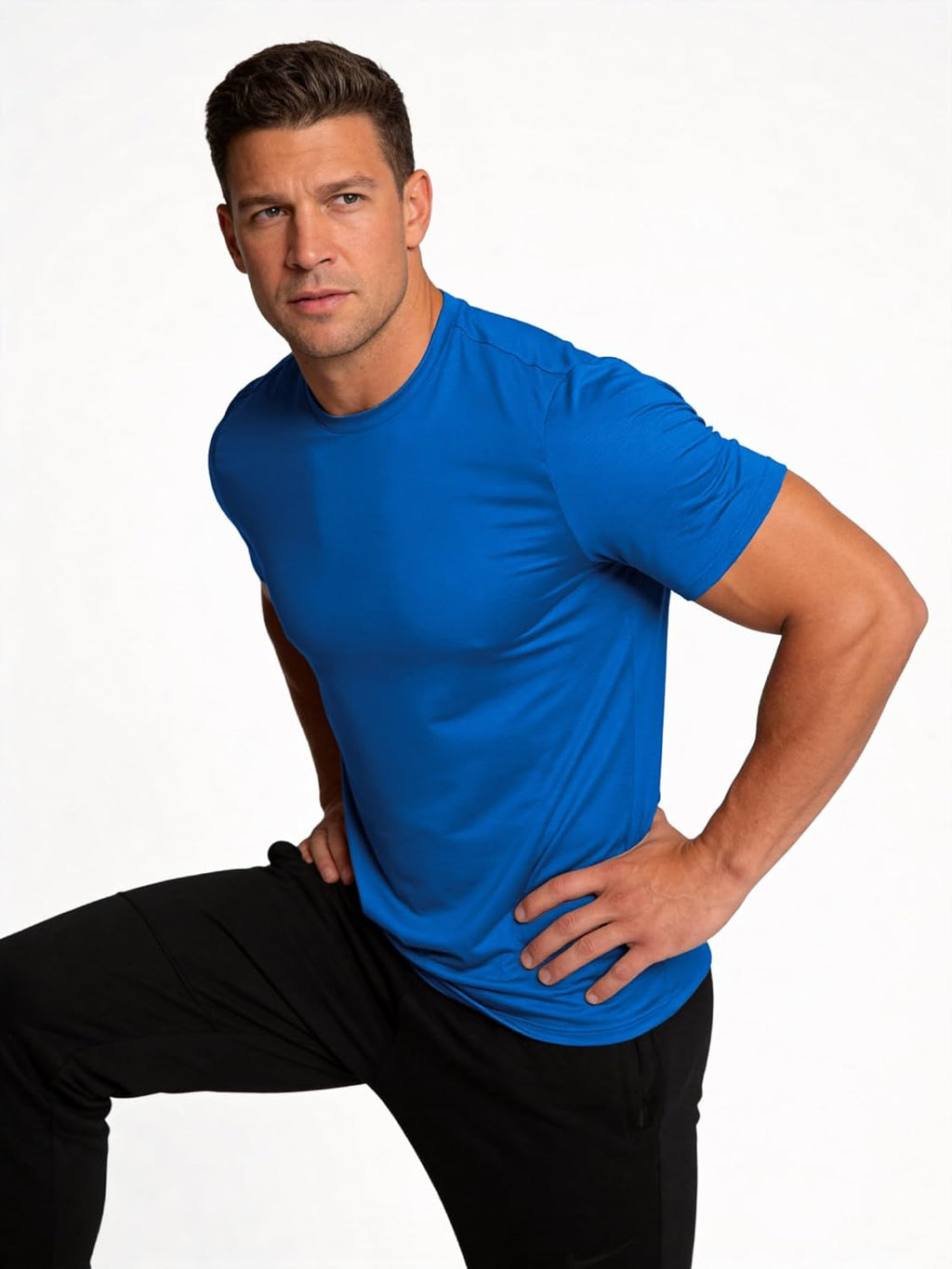 Skiennix Men's Workout Shirt - Moisture-Wicking Dry Fit Athletic Tee | Short Sleeve Running Top