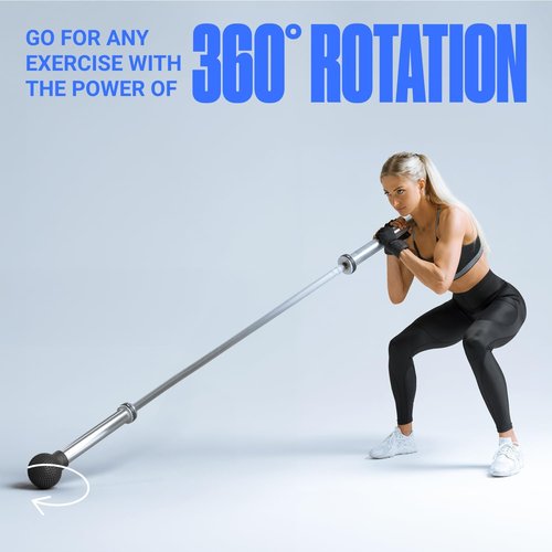 Landmine Attachment for Barbell - Natural Rubber T-Bar Row & Press Base | Fits 2” Olympic Bars, 360° Rotation for Strength Training