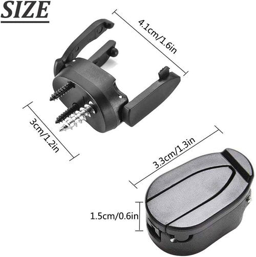 FINGER TEN Golf Ball Retriever for Putter Piker Upper 2/4/6/8/10 Pack Suction Cup Ball Grabber Tool with Screws Foldable Mini Ball Retrievers for Men Women Golfer (10 Pack)