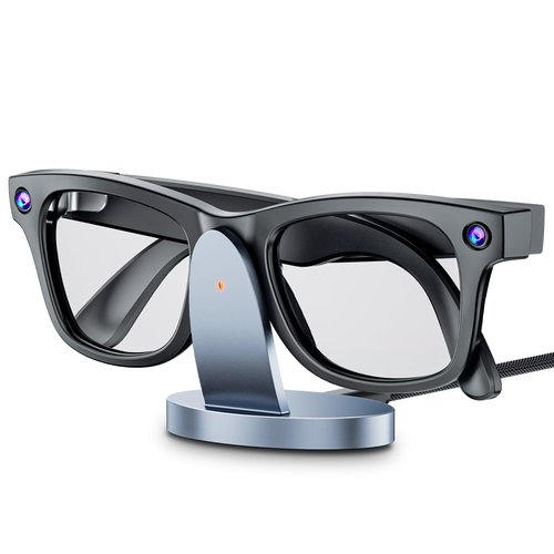 Charger Stand for RayBan Meta Smart Glasses with LED Display, Charging Stand for RayBan Meta Wayfarer/Gen 2,Headliner,Skylar/Gen 2,Oakley HSTN,USB C/A Cable to Adapter, Ray Ban Meta Accessories