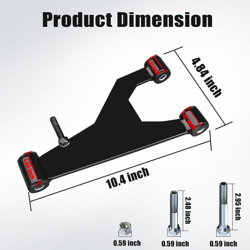 Shu-Ran Golf Cart Delta A-Plate Sub Assembly for Club Car DS 1993-UP Gas and Electric Golf Carts, Replace OEM# 1016353 (2 Pack)
