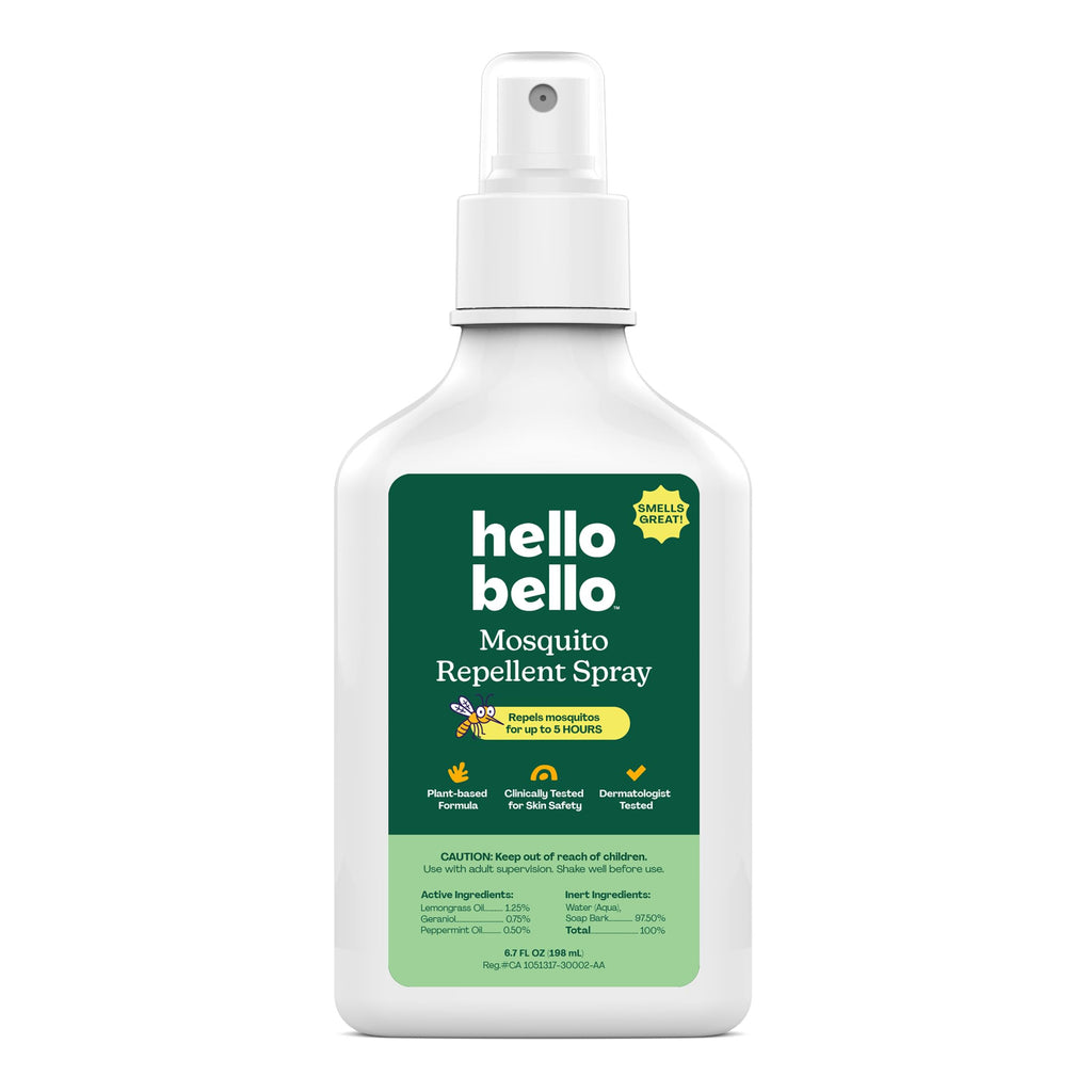 Hello Bello Mosquito Repellent Spritz, Made with Lemongrass and Peppermint Oils, 6.7oz Bottle