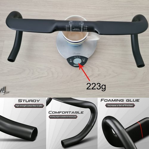 Road Handlebars Carbon Bike Handlebar RXL SL carbon handlebars road bike 400mm bike components & parts UD Matte 31.8 drop handlebar carbon handle drop bar handlebar Drop Bars