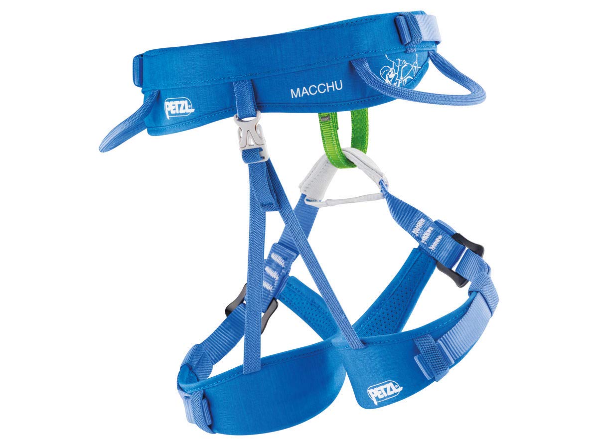 PETZL MACCHU Kids' Climbing Harness - Adjustable Seat Harness for Children Less Than 40kg / 88 lbs - Violet