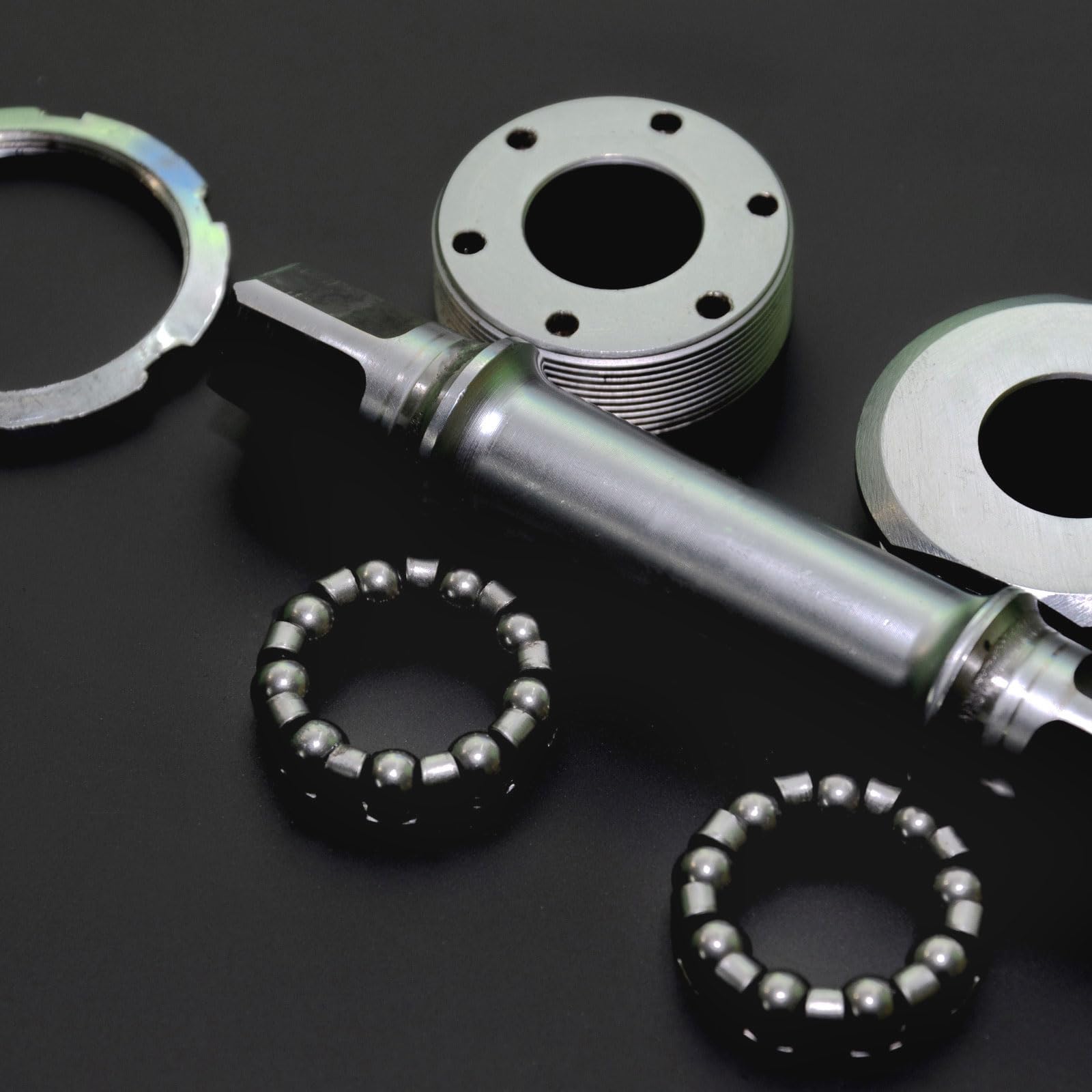 uxcell Bicycle Crank Ball Bearing 5/16Inch (8mm) x 9 Balls, 14pcs Replacement Ball Bearings for Bottom Bracket Bearings Bike Wheel Frame Bearing Repair