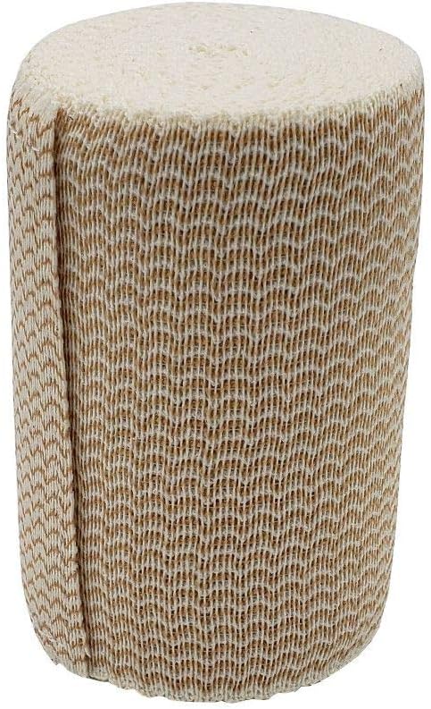 Premium Elastic Bandages - Double Length with Velcro | 4" x 11 Yards for Secure Support