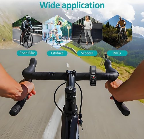 Bike Bell, Hidden Aluminum Alloy Bicycle Bell for 22.2-32 mm Handlebars,Clear and Long Sound Ringer,Bikecycle Bells for Mountain Bicycle,Scooter,Youth Bike
