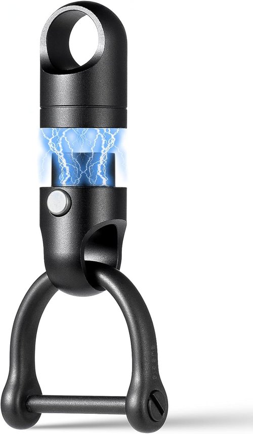 FEGVE Quick Release Magnetic Keychain, Detachable Magnet Key Chain Holder with Secure Lock & D Ring for Car Key Fob
