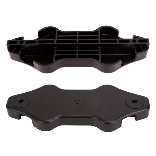 10L0L Golf Cart Battery Hold Down Fitting for Yamaha G29 Drive - Zinc Plated Battery Hold Down Rod 12.5 Inch J-Bolt&Nut and Plastic Plate, OEM#JW2-H2133-00,90201-08310,95702-08500