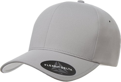 Flexfit Men's Delta Seamless Baseball Cap - Silver | Comfortable Fit, Large-X-Large Size
