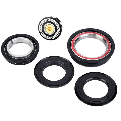 VGEBY Tapered Headset, 4456ST Headset Spacers Tapered Straight Tube Fork Headset 44mm 56mm Headset Cycling Headset Replacement AL6061 Fork Headset Tapered Tube Fork Zs44/Zs56