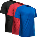 Skiennix Men's Athletic Workout Shirt - Quick Dry Short Sleeve T-Shirt for Gym | Moisture Wicking