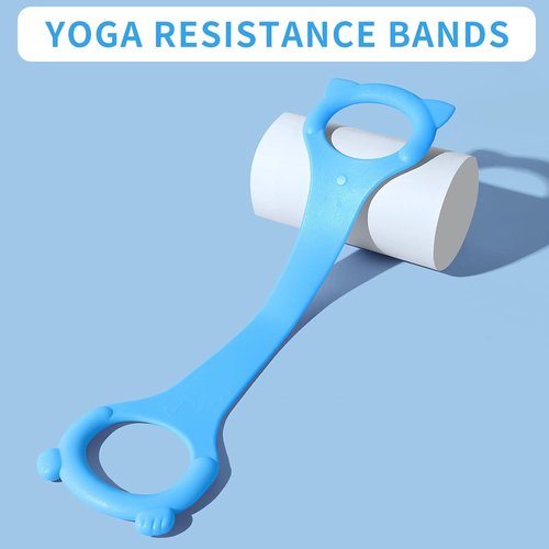 Figure 8 Fitness Resistance Band - Versatile Arm & Back Training Tool for Yoga, Pilates & Therapy