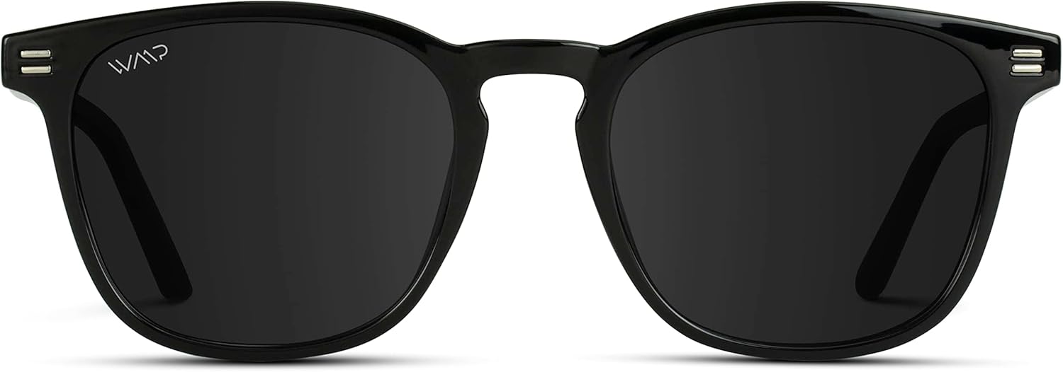 WearMe Pro WMP Eyewear - Men's Polarized Modern Rounded Square Sunglasses | UV Protection