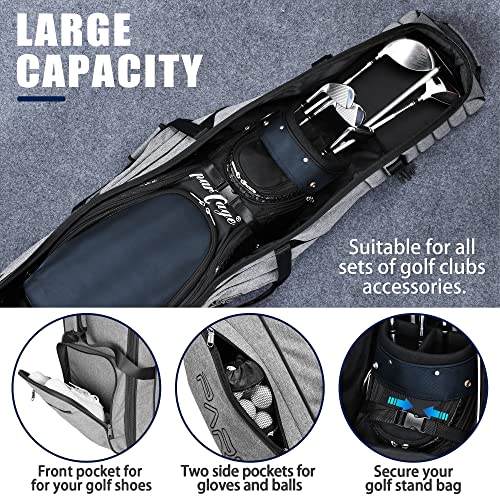 Partage Gray Golf Travel Bag with Wheels 900D Oxford Airline Case