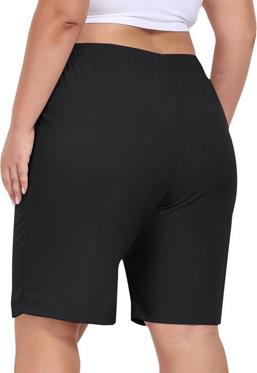 MoFiz Women's Plus Size Hiking Cargo Shorts - Quick Dry Lightweight Summer Shorts with Pockets
