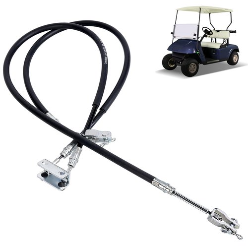 Panglong EZGO TXT Brake Cables Set, EZGO Brake Cable-Passenger and Driver Side Stainless Steel Core, Suitable for 1994-2008 EZGO TXT and Medalist Golf Cart, OEM# 70716-G03 70273-G03 70969-G03