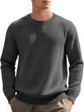 LIZALIG Men's Tee - Breathable Solid Color Round Neck Shirt for Gym & Casual Wear