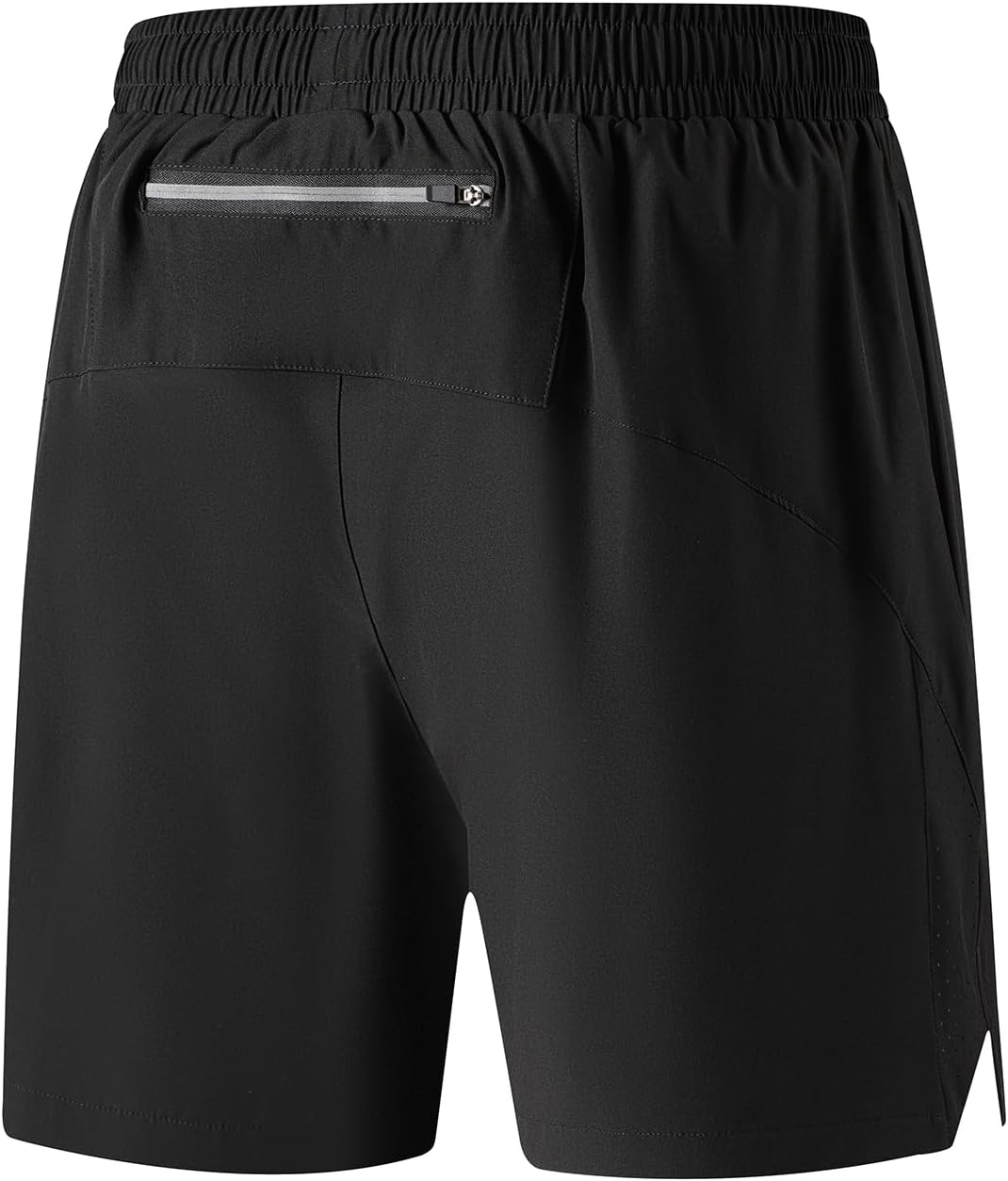 Skiennix Men's Running Shorts - Lightweight Quick-Dry Athletic Gym Shorts with Zipper Pockets