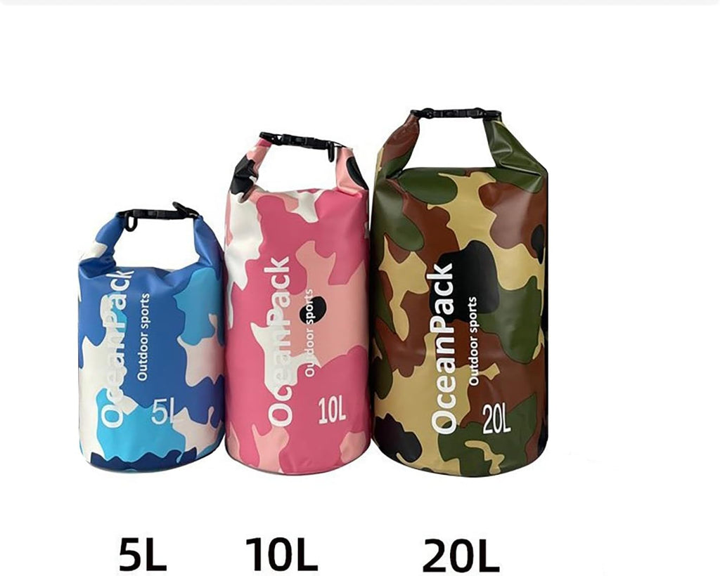Skiennix Waterproof Dry Bag - Lightweight Roll Top Storage for Travel, Swimming, Kayaking | 5L/10L/20L