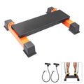 Steel Calf Raise Block, Heavy-Duty Calf Stretcher,Calf Raise Machine, for Squat and Stretch Exercises, with Tension Control Band for Full Body Workout - Gym,Home,Office