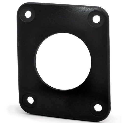 Numano Charger Port Adapter Plate 4-Hole Compatible with EZGO TXT 36V Golf Cart (2001–2015) 120V Plug Onboard Charger Conversion Plate for Lithium Battery Upgrade, Golf Cart Charging Port Cover