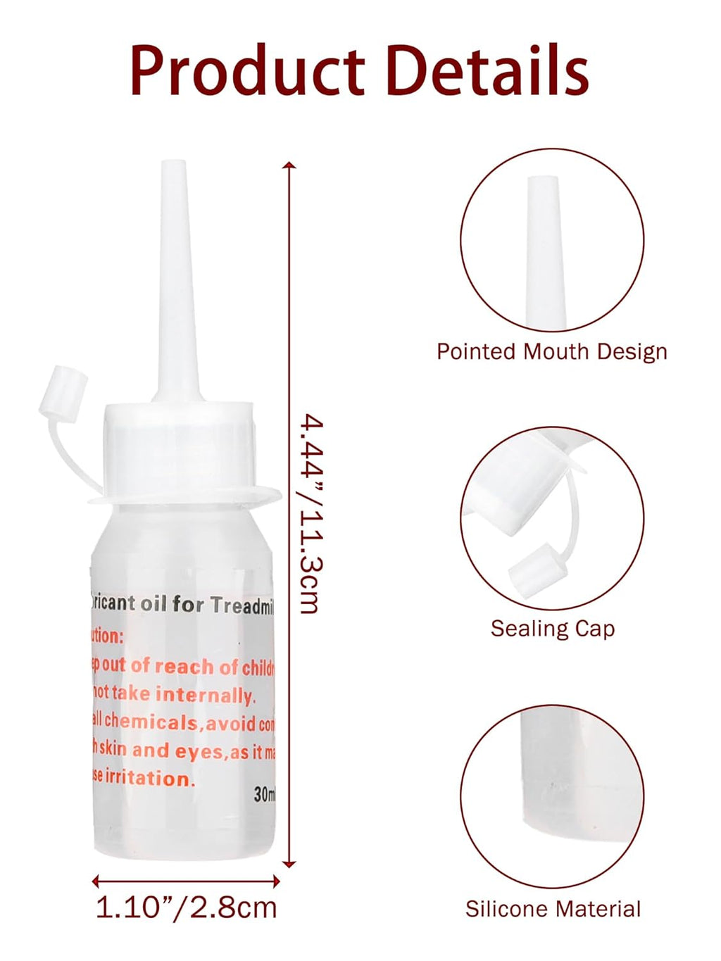 Skiennix Silicone Treadmill Belt Lubricant - 3 x 30ml for Smooth Home Walking & Desk Treadmills