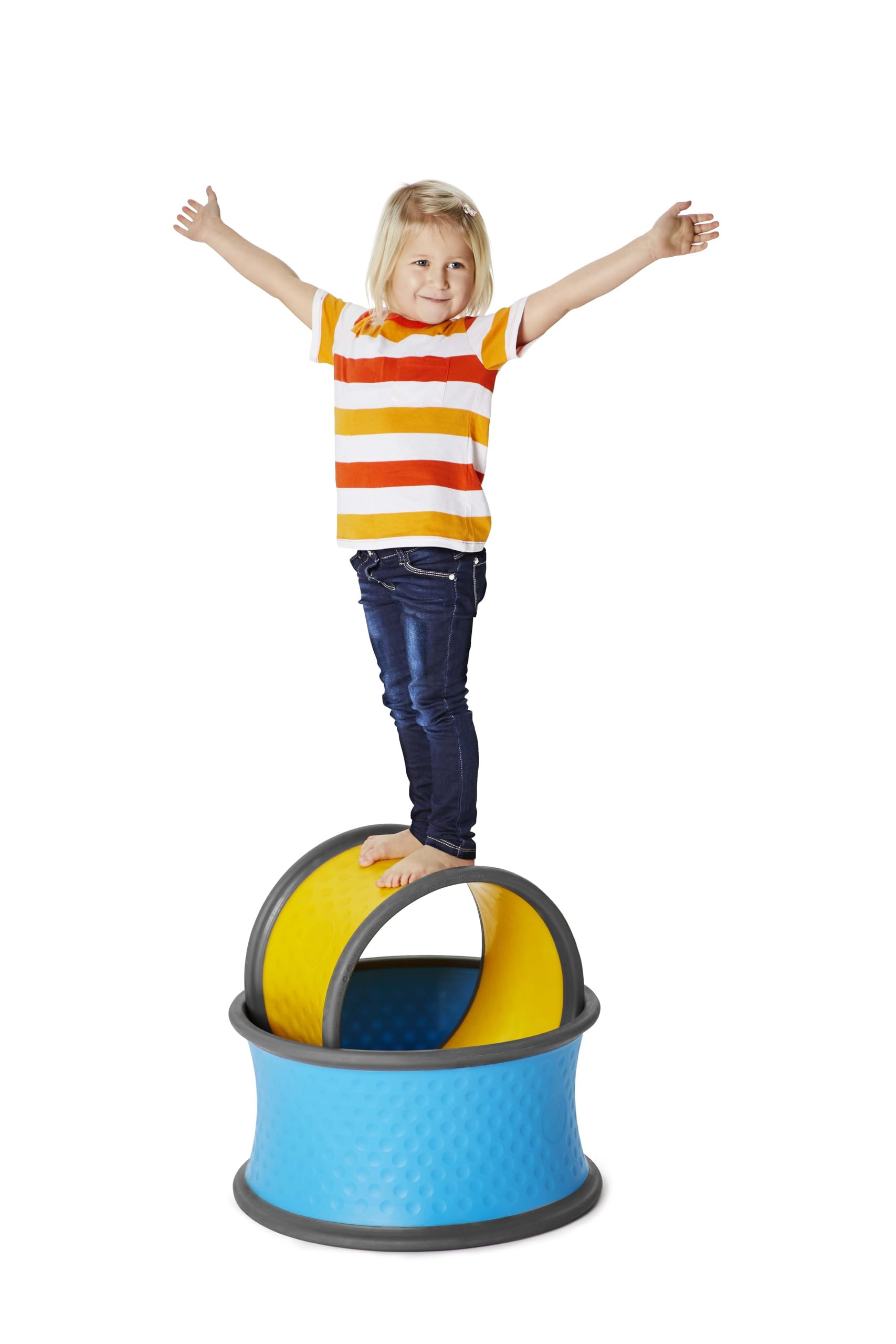 GONGE Body Wheel Set - Balance and Coordination Equipment for Active Play - Large and Small Wheels for All Ages - Safe and Engaging Design