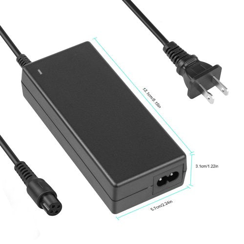 TREE.NB 4-Pin 8mm Scooter Charger for Segway Ninebot S/S-MAX/Mini lite/Mini PRO, 63V 1.1A Adapter Compatible with Ninebot, 4 Pong Connector Replacement