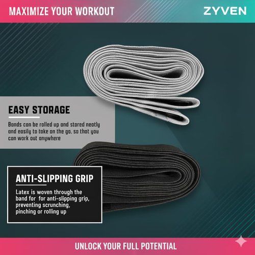 76 Inch Long Premium Performance 76" Extended-Length High-Resistance Bands for Ultimate Strength, Mobility, and Plyometric Workouts (Black Long Belt)