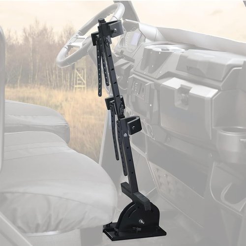 KEMIMOTO UTV Tool Holder Rack, Hunting Tool Holder Rack Tool Mount Vertical Floor Compatible with Polaris Ranger RZR, General Golf Cart, Tractor