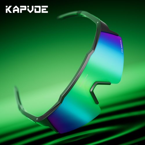 KAPVOE Polarized Cycling glasses Men Women Mountain Bike Sunglasses MTB Running Baseball K9023
