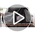 NEVERLAND XXL Bike Cover for Transport – Waterproof 2 Bike Travel Cover with Tail Lights