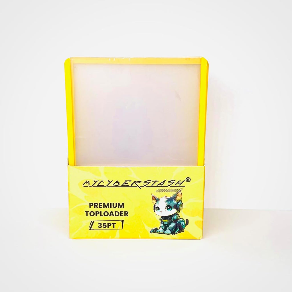 Premium TopLoaders for Trading Cards - Dual-Sided Protective Peel-Film | Holds Cards Up to 20pts - 35pts | 25 Pack