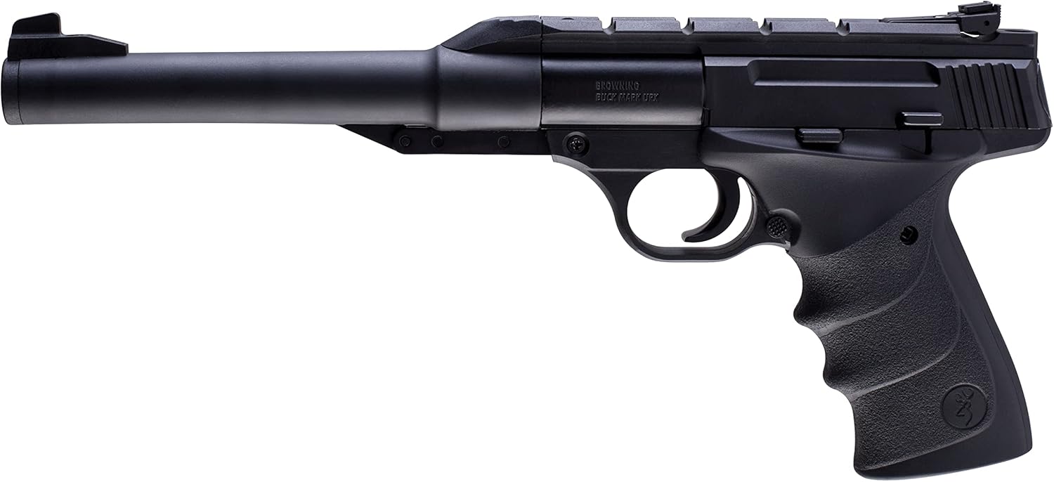 Umarex Browning Buck Mark URX .177 Caliber Pellet Gun - Single Shot Break Barrel Air Pistol, Black