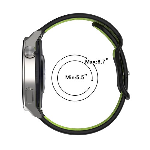 Watch Bands Compatible with iTech Fusion 2/2R for Women & Men - Breathable Silicone Replacement Wristbands - Adjustable Sport Strap with Quick Release
