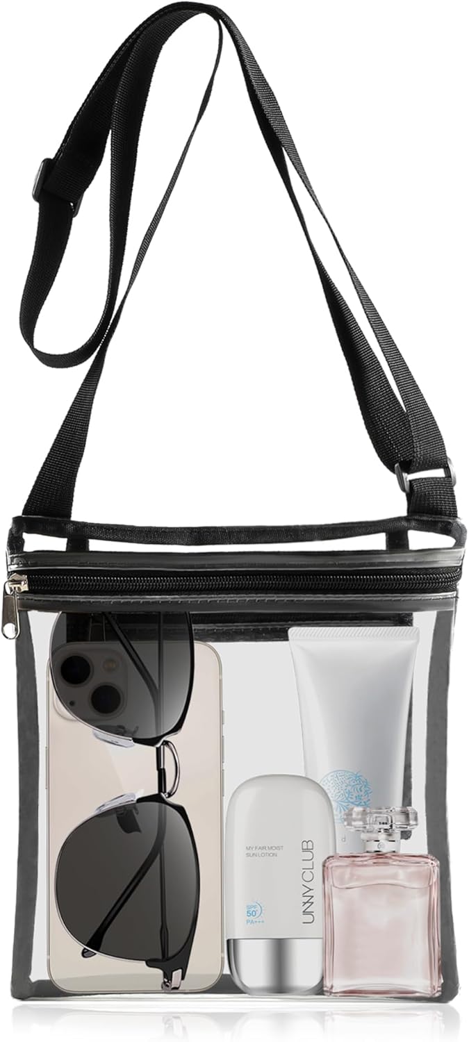 Skiennix Clear Stadium Bag - Durable Transparent Tote for Women | Perfect for Events