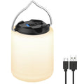 BOBKID LED Camping Lantern - Rechargeable, 1000 Lumens, 360° Light, IP44 Waterproof (Black)