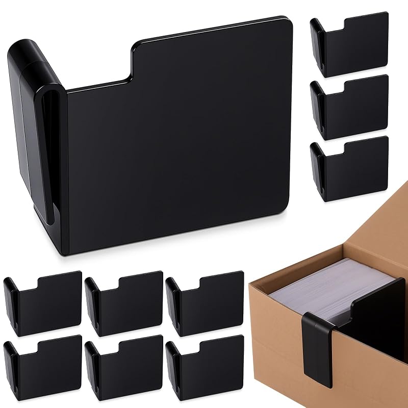 10 Pcs Black Card Box Dividers, Max Opening Width 4mm – Variation: Black+10+Max Opening Width:4mm