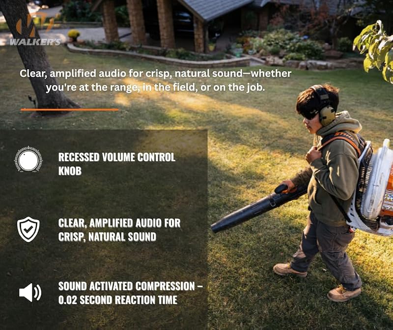 Walker's Razor Patriot Electronic Muff Kryptek - One Size