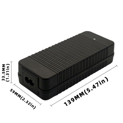 FORJOYUA 24V 2A AC/DC Lead-Acid Battery Charger for 24V Lead-Acid Battery Pack with XLR-3Pin Connector Fast Charging
