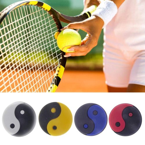 NB 12 Pcs Tennis Vibration Dampeners Silicone Racket Shock Absorbers Tennis Racket Accessories for Tennis Players
