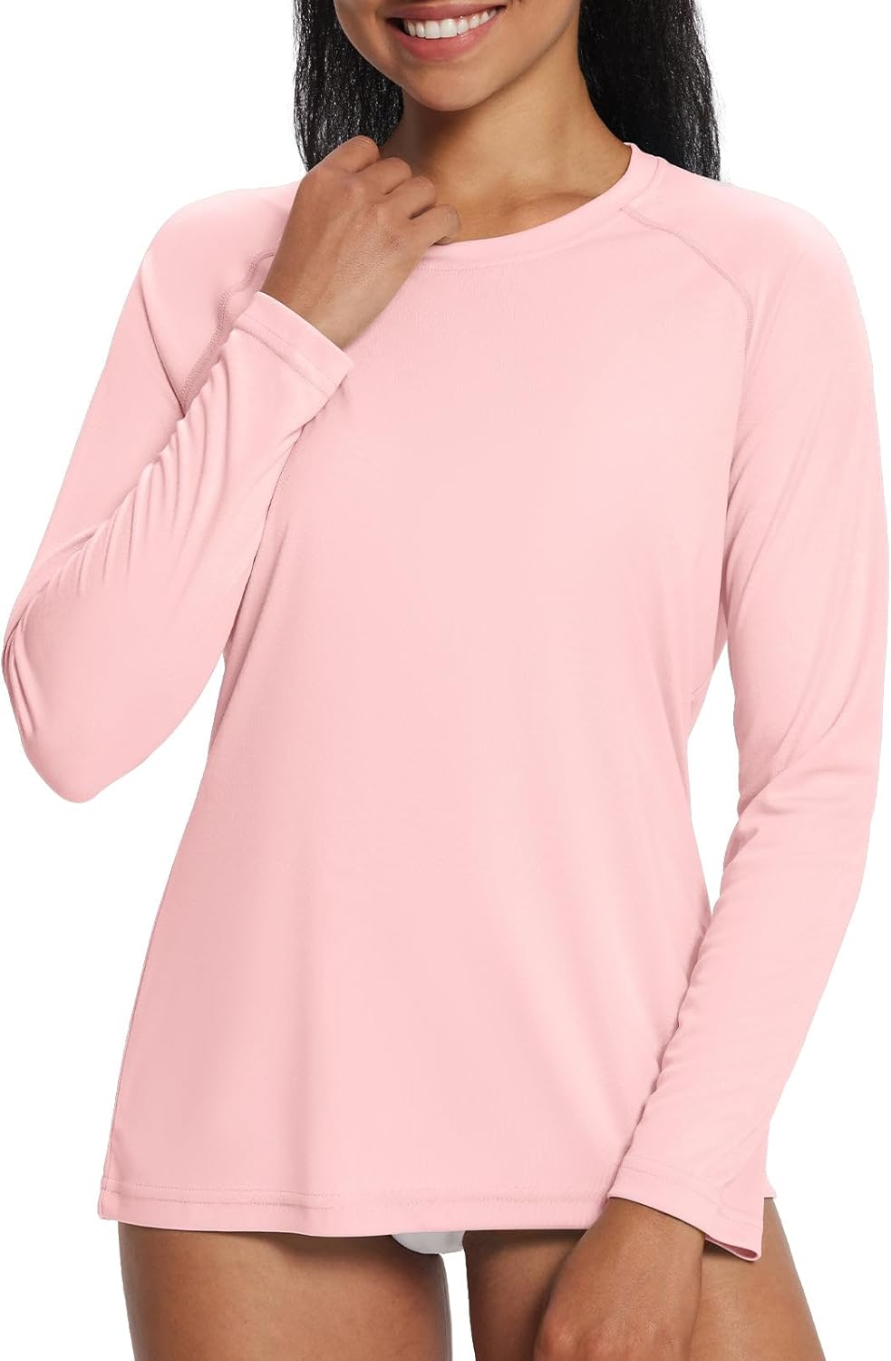 Baleaf Women's Long Sleeve Sun Shirt - UPF 50+ UV Protection, Lightweight Quick-Dry Hiking Top