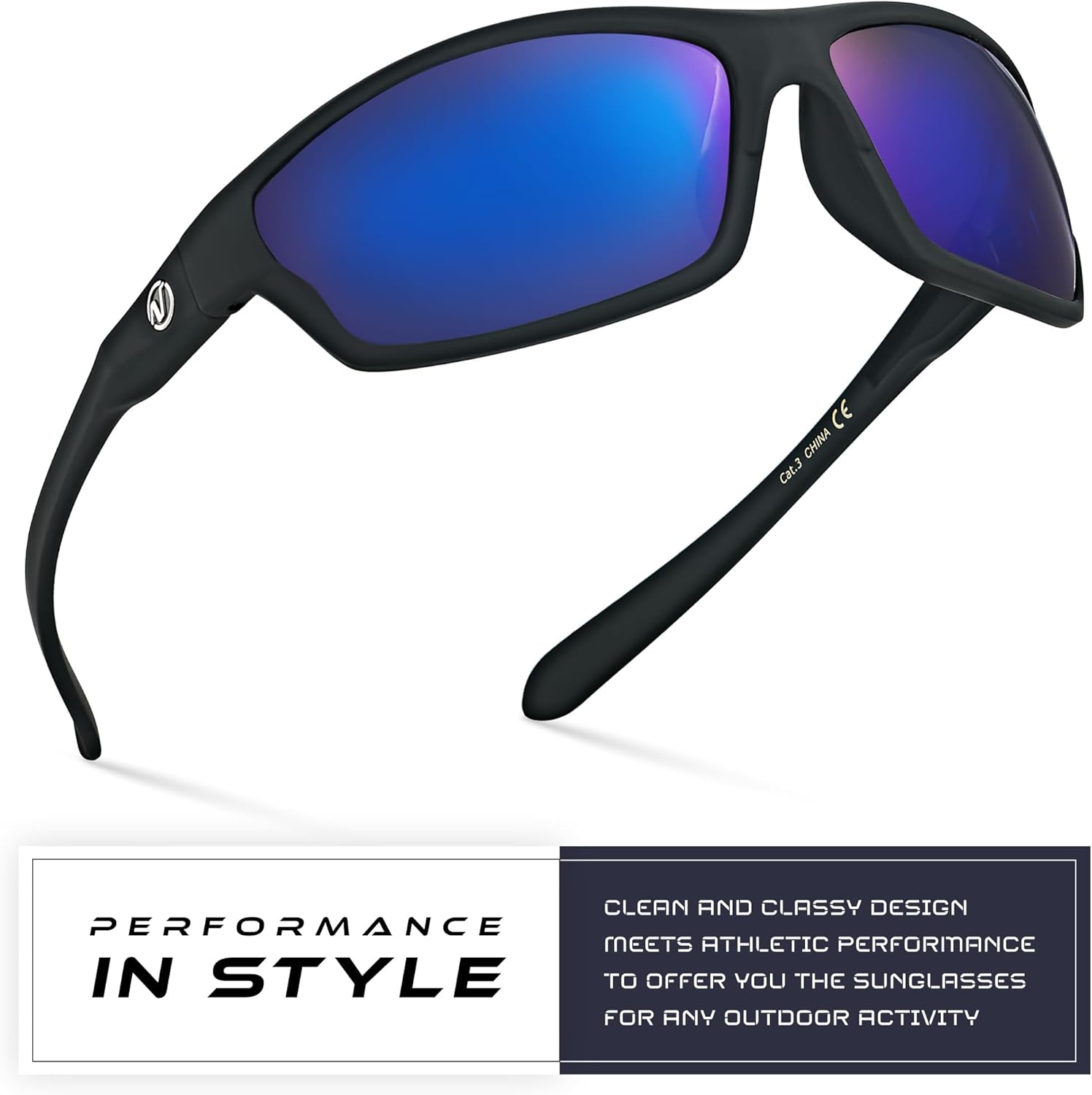 Skiennix Nitrogen Polarized Sport Sunglasses - UV400 Protection for Men & Women | Perfect for Driving & Fishing