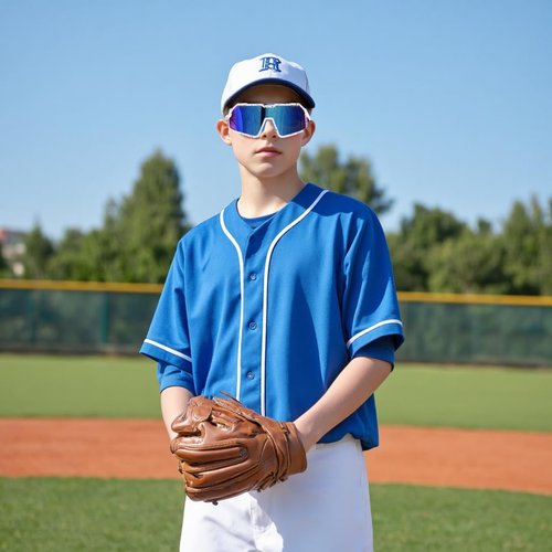 FEISEDY Polarized Kids Sunglasses - UV400 Protection for Youth Sports | Ideal for Baseball & Tennis