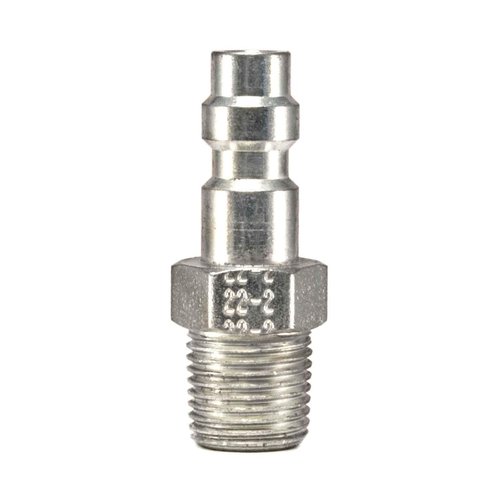 Foster 2 Series Steel Plug - 1/8" Body, 1/8" NPT - Durable Industrial Interchange Connector